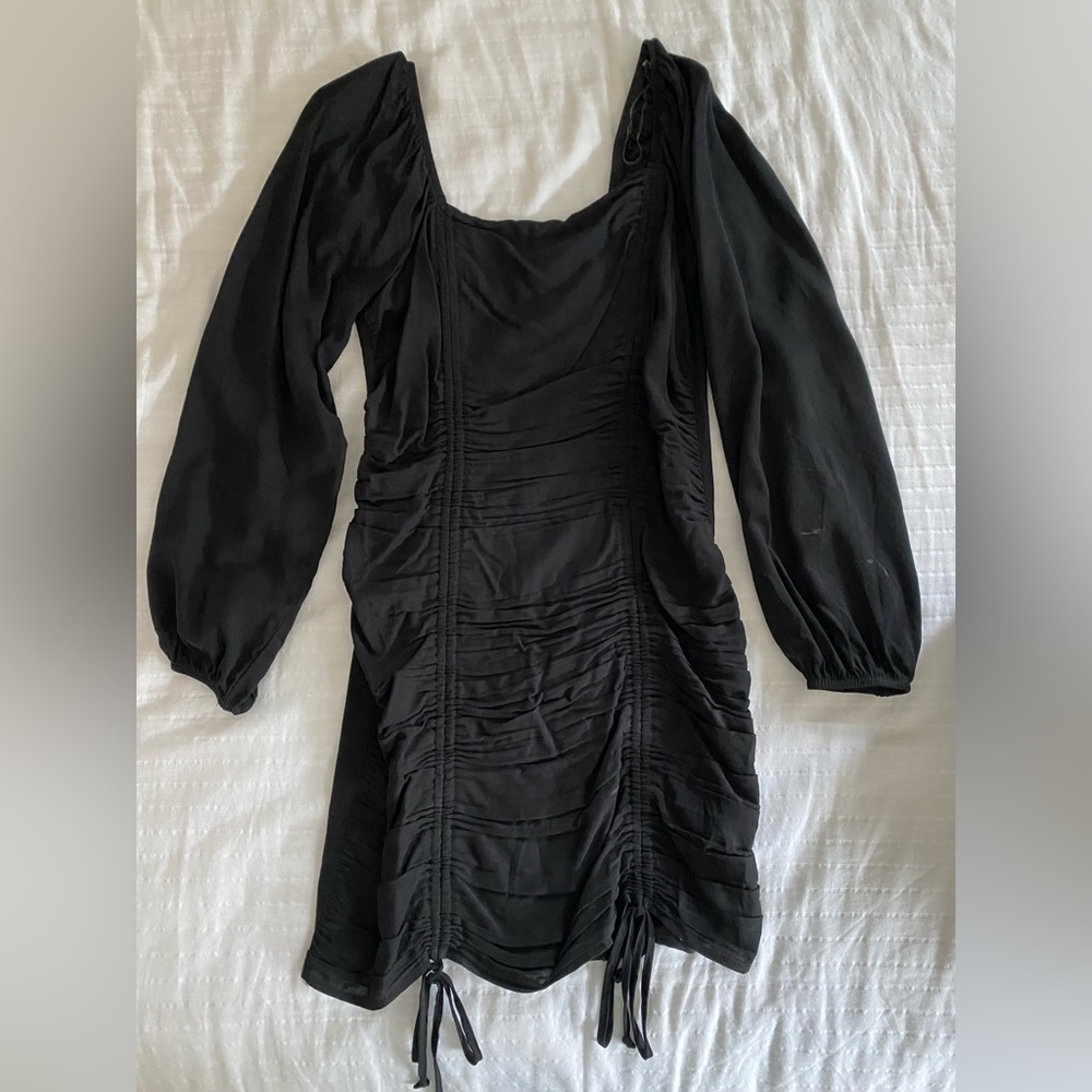 Wild Fable Black Scrunch Dress